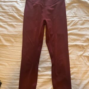 Lululemon Wunder Under Smoothcover High Rise 25” Tights - Garnet